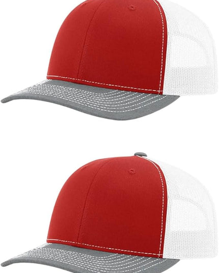 Richardson 112 Classic Six-Panel Adjustable Snapback Trucker Cap | Bulk Packs Available