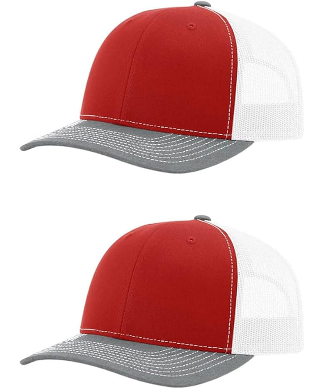 Richardson 112 Classic Six-Panel Adjustable Snapback Trucker Cap | Bulk Packs Available