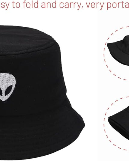 Cotton Bucket Hat for Women Men Summer Travel Sun Beach Bucket Cap, Unisex Outdoor Fisherman Hat