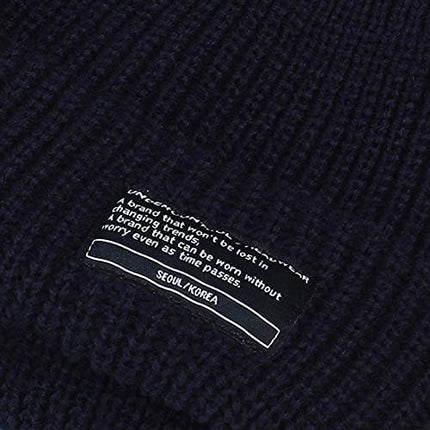 UNDERCONTROL Winter Trawler Fisherman Beanie Men Women Unisex Stylish Plain Docker Skull Hat Roll up Watch Cap Color Pack