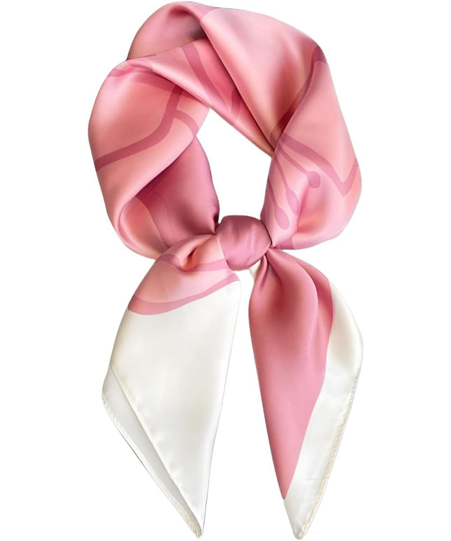 Head Bandanas Scarf for Women Silk Satin Hair Scarf Lightweight Vintage Fashion Square Neck Scarves Gift