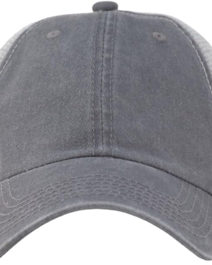 Comfy Vintage Trucker Baseball Hat- M/L/XL/XXL Women Men Unstructured Washed Dad Cap | Snapback | Soft Crown | Soft Mesh
