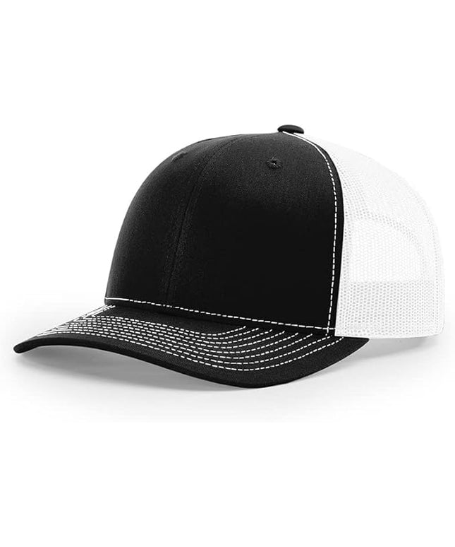 Richardson 112 Classic Six-Panel Adjustable Snapback Trucker Cap | Bulk Packs Available
