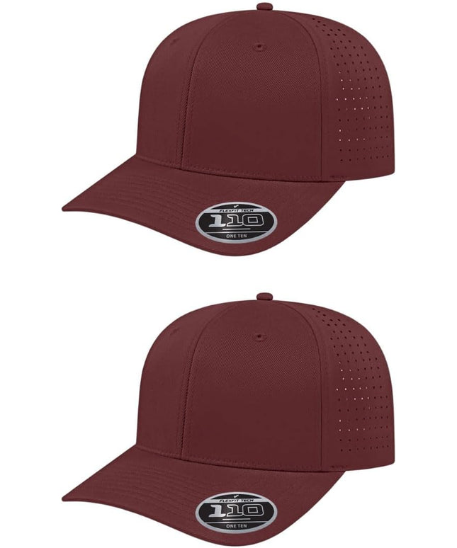 Cap America i8533 Flexfit 110 Perforated Performance Snapback Mid Profile 6-Panel Cap w/UV Guard & Adjustable Snapback