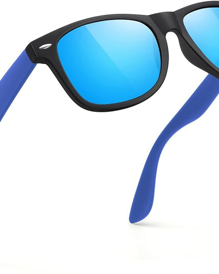 FEIDUSUN Sunglasses Men Polarized Sunglasses for Mens and Womens,Black Retro Sun Glasses Driving Fishing UV Protection