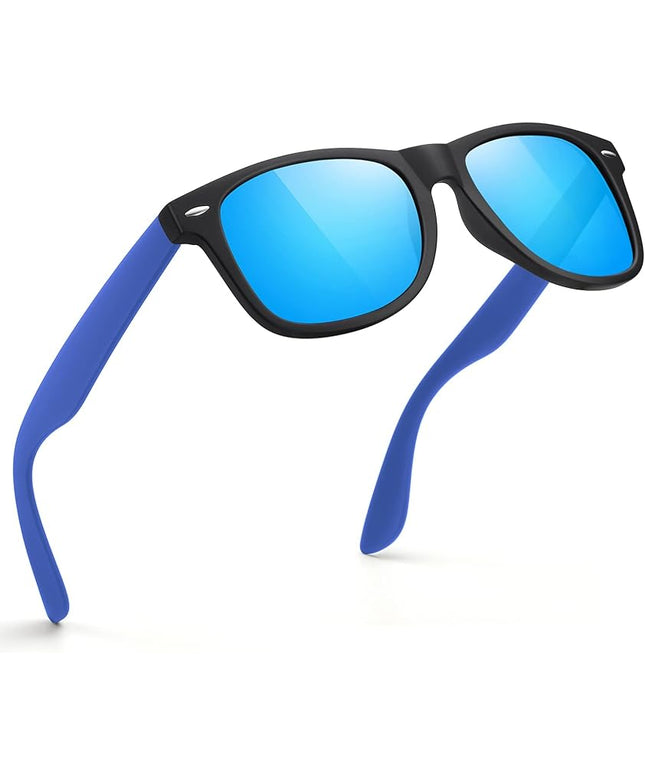 FEIDUSUN Sunglasses Men Polarized Sunglasses for Mens and Womens,Black Retro Sun Glasses Driving Fishing UV Protection