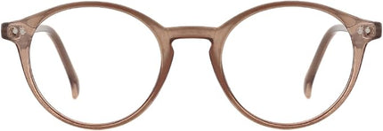TIJN Blue Light Blocking Glasses Men Women Vintage Thick Round Rim Frame Eyeglasses