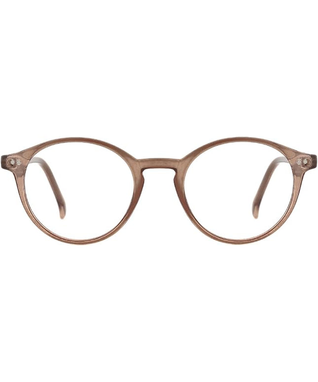 TIJN Blue Light Blocking Glasses Men Women Vintage Thick Round Rim Frame Eyeglasses
