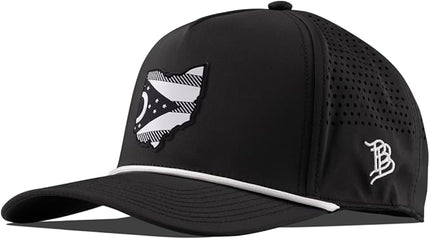 Branded Bills Ohio Vintage PVC 5-Panel Performance, Lightweight, Comfortable Baseball Cap