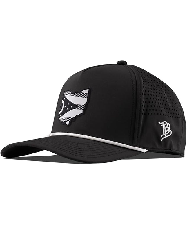 Branded Bills Ohio Vintage PVC 5-Panel Performance, Lightweight, Comfortable Baseball Cap