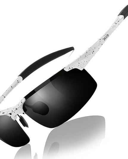 DUCO Mens Sports Polarized Sunglasses UV Protection Sunglasses for Men 8177s