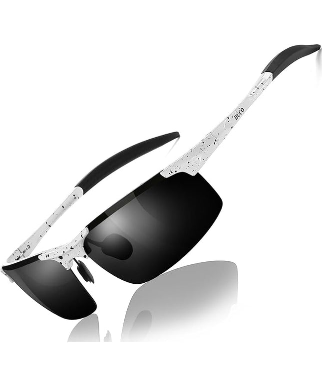 DUCO Mens Sports Polarized Sunglasses UV Protection Sunglasses for Men 8177s