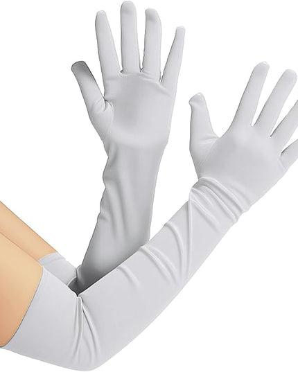 Long Opera Gloves for Women 1920s Length Gloves Costume Accessories, Vintage Bridal Party Gloves