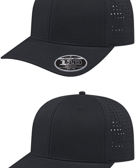 Cap America i8533 Flexfit 110 Perforated Performance Snapback Mid Profile 6-Panel Cap w/UV Guard & Adjustable Snapback