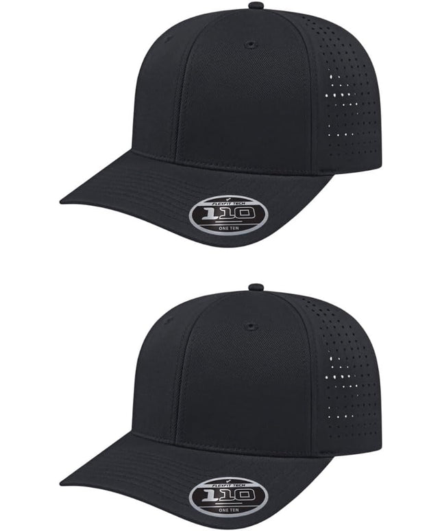 Cap America i8533 Flexfit 110 Perforated Performance Snapback Mid Profile 6-Panel Cap w/UV Guard & Adjustable Snapback