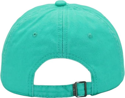 YEANIY Vintage Washed Cotton Plain Baseball Caps Adjustable Unstructured Soft Blank Casual Dad Ball Hats for Men Women