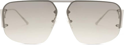 SOJOS Trendy Aviator Sunglasses Mens Womens Retro Metal Rimless Frame Shades Lentes De Sol Para Mujer SJ1192