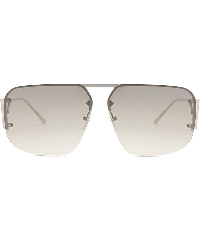 SOJOS Trendy Aviator Sunglasses Mens Womens Retro Metal Rimless Frame Shades Lentes De Sol Para Mujer SJ1192