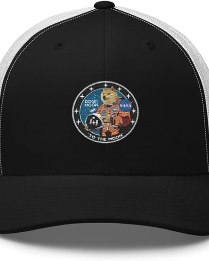Doge/Moon NASA Logo Trucker Cap