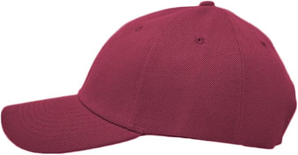 Glory Max Plain Baseball Cap Hook & Loop Strap Adjustable Solid Blank Curved Visor Hat
