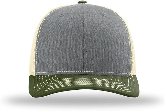 Richardson 112 Classic Six-Panel Adjustable Snapback Trucker Cap | Bulk Packs Available