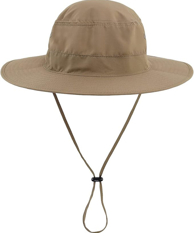 Home Prefer UPF50 Mens Sun Hat with Neck Flap Quick Dry UV Protection Cap Womens Wide Brim Fishing Hat Neck Flap Beach Garden