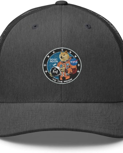 Doge/Moon NASA Logo Trucker Cap