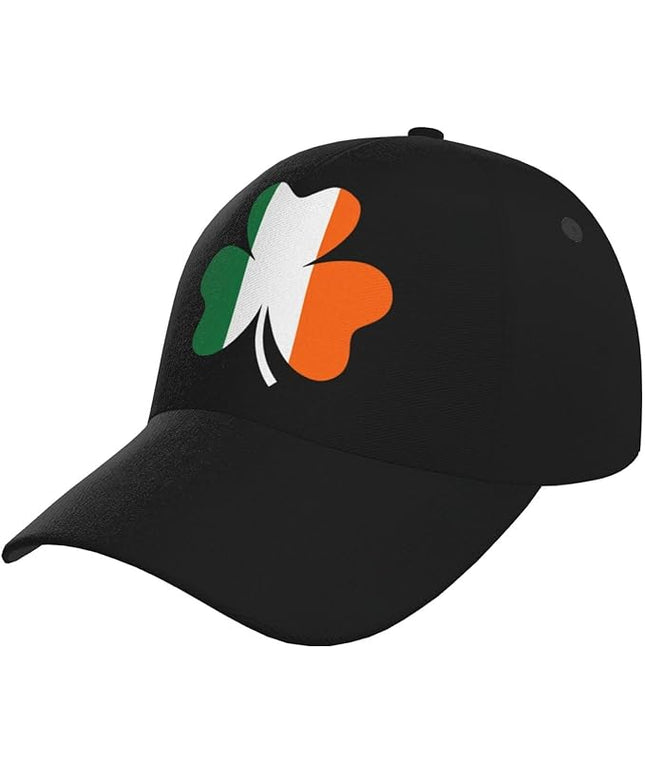 St. Patrick's Day Lucky Shamrock Hat Adjustable Irish Green Clover Baseball Cap Trucker Hat for Men Women