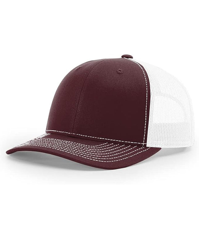 Richardson 112 Classic Six-Panel Adjustable Snapback Trucker Cap | Bulk Packs Available