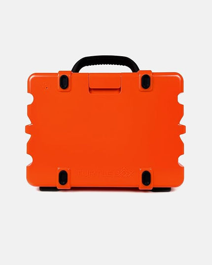 Turtlebox Original Gen 3: Portable Outdoor Bluetooth Speaker – Ultra-Loud (120dB), Waterproof (IP67), Rugged, Impact-Resistant, 3-Day Battery | Party Mode: Unlimited Pairing, Orange/Electric Blue