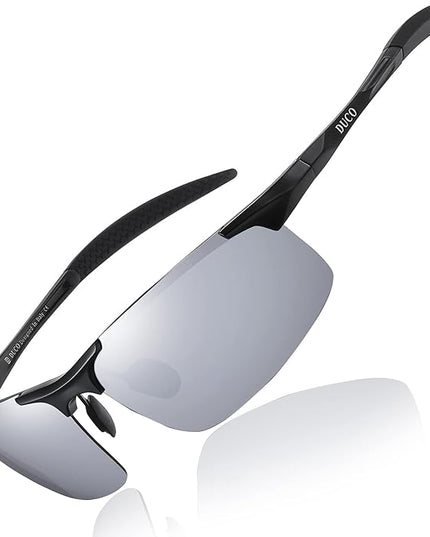 DUCO Mens Sports Polarized Sunglasses UV Protection Sunglasses for Men 8177s