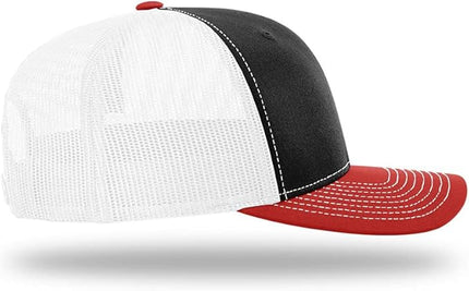Richardson 112 Classic Six-Panel Adjustable Snapback Trucker Cap | Bulk Packs Available