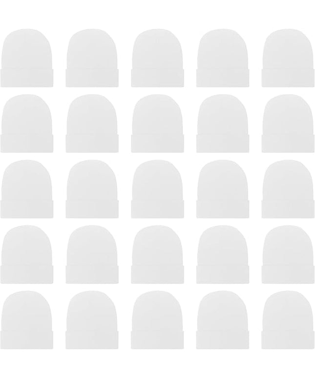 LYDTICK 25 Pack Winter Beanie Hats Bulk for Men Women, Wholesale Knit Beanies Cold Weather Skull Caps