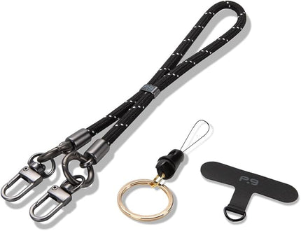 PureGear Universal Nylon Phone Wrist Lanyard Wrist Strap, Key Chain Ring, Phone Tether Tab, Wristlet for Apple iPhone