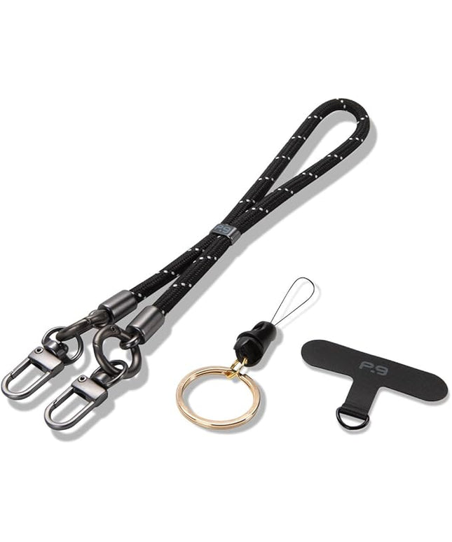 PureGear Universal Nylon Phone Wrist Lanyard Wrist Strap, Key Chain Ring, Phone Tether Tab, Wristlet for Apple iPhone
