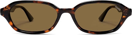 SOJOS Retro Rectangle Polarized Sunglasses for Women Men Trendy Hexagon Narrow Chic Y2K Sunnies SJ2629