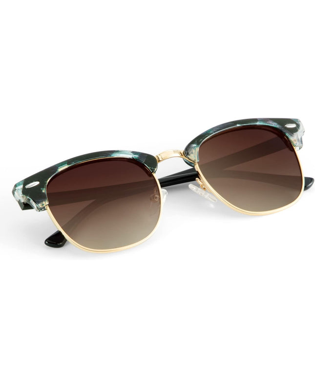 KALIYADI Polarized Sunglasses for Men and Women Semi-Rimless Frame Driving Sun glasses UV Blocking