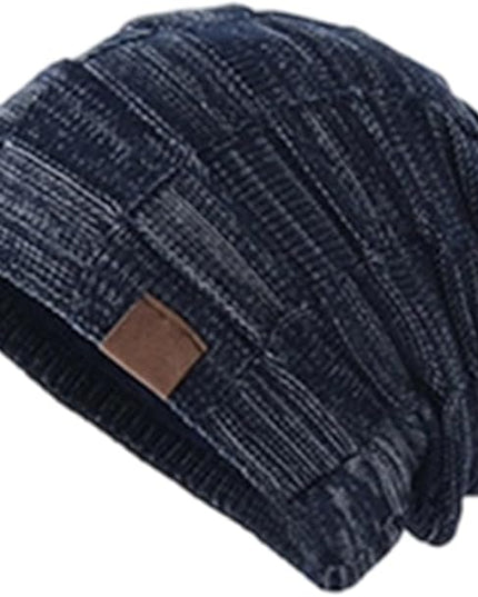 Beanie for Men and Women, Cuffed Knitted Fleece Lined Soft Warm Running Cycling Ski Hats Stocking Beanies Skull Cap