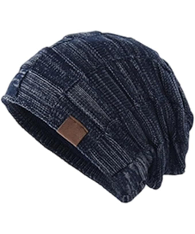 Beanie for Men and Women, Cuffed Knitted Fleece Lined Soft Warm Running Cycling Ski Hats Stocking Beanies Skull Cap