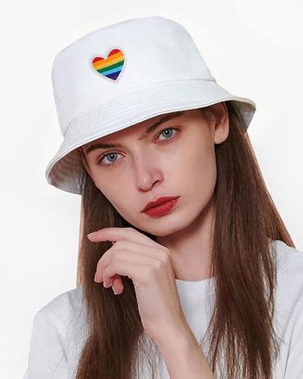 XYIYI Fashion Embroidery Bucket Hat Cotton Beach Fisherman Hats for Women Girls