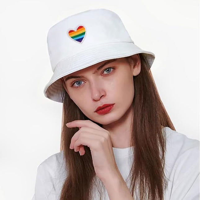 XYIYI Fashion Embroidery Bucket Hat Cotton Beach Fisherman Hats for Women Girls