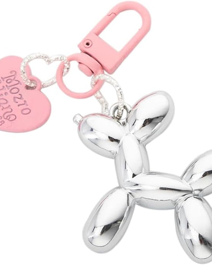 Balloon Dog Keychain Cute Bag Charm Handbag Purse Key Accessories