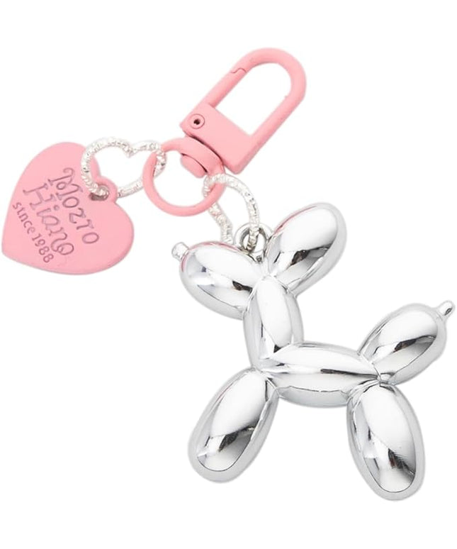 Balloon Dog Keychain Cute Bag Charm Handbag Purse Key Accessories