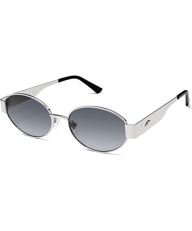 SOJOS Retro Oval Sunglasses for Women Trendy Classic Shades UV400 Protection SJ1256