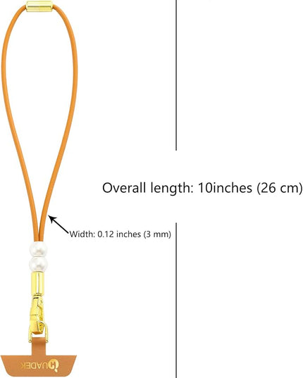 Leather Phone Wrist Strap,Universal Adjustable Key Lanyard,Stylish Wristlet Keychains for Women&Men