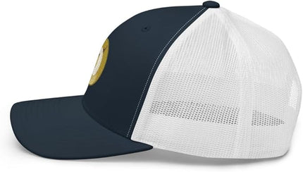 Dogecoin Crypto Embroidered Logo Trucker Cap