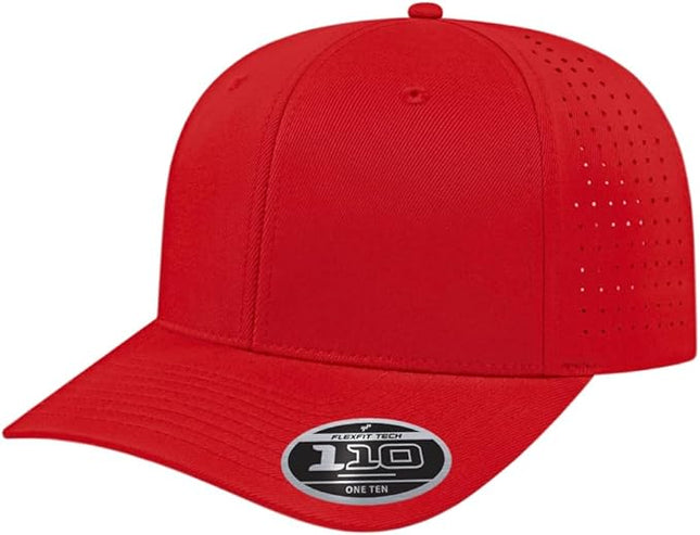 Cap America i8533 Flexfit 110 Perforated Performance Snapback Mid Profile 6-Panel Cap w/UV Guard & Adjustable Snapback