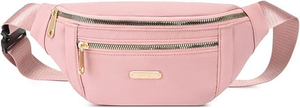 DAITET Crossbody Fanny Pack for Men&Women,Large Waist Bag & Hip Bum Bag with Adjustable Strap for Outdoors Workout Traveling Casual Running Hiking Cycling
