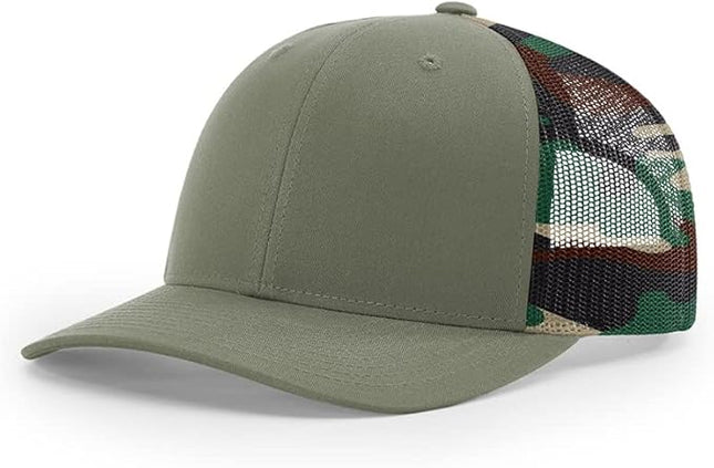 Richardson 112 Classic Six-Panel Adjustable Snapback Trucker Cap | Bulk Packs Available