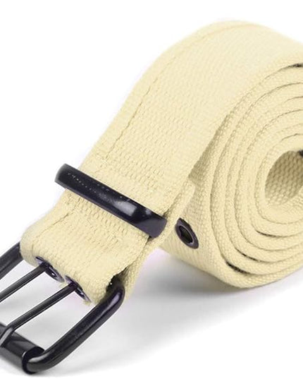 Boxed Gifts Parquet Casual Canvas Belt - Double Hole, Double Grommets for Men & Women